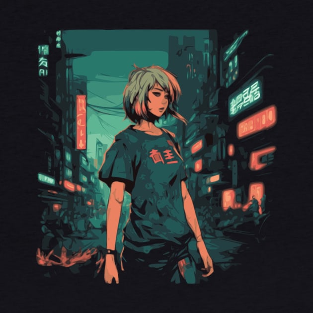 Cyberpunk Anime Aesthetic in Tokyo Japan by Pixy Official